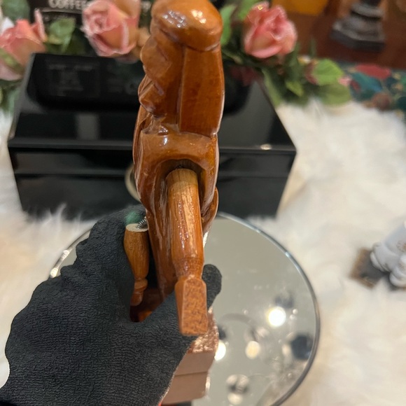 Handmade Wooden Man in a Barrel - Picture 7 of 10